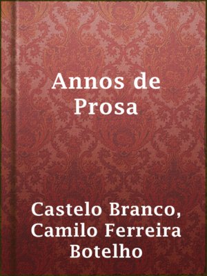 cover image of Annos de Prosa